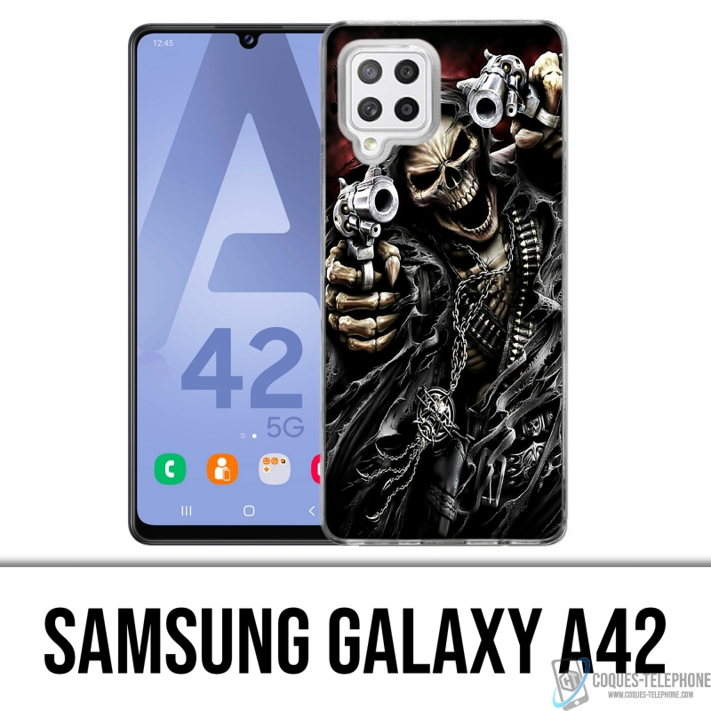 Custodia per Samsung Galaxy A42 - Pistola Death Head