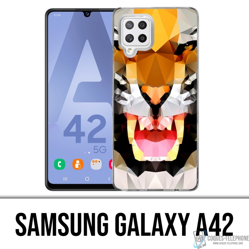 Coque Samsung Galaxy A42 - Tigre Geometrique