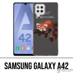 Samsung Galaxy A42 Case - To Do Liste Panda Roux