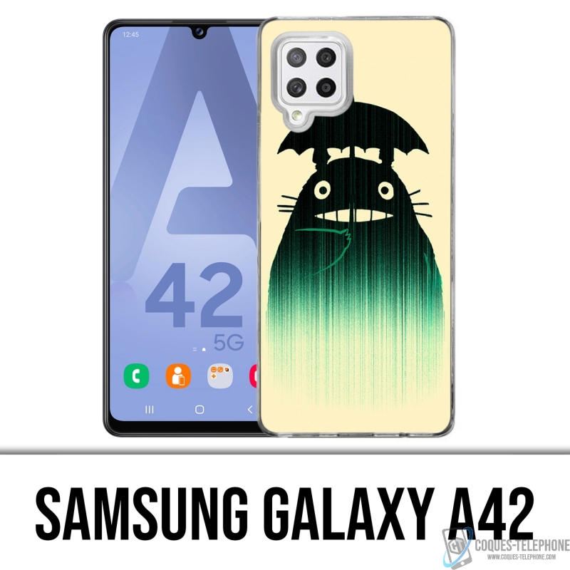 Coque Samsung Galaxy A42 - Totoro Parapluie