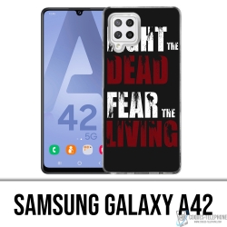 Samsung Galaxy A42 Case - Walking Dead Kampf gegen die Toten Angst vor den Lebenden