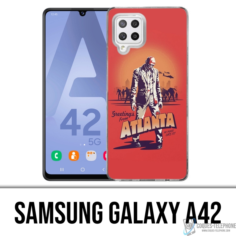 Coque Samsung Galaxy A42 - Walking Dead Greetings From Atlanta