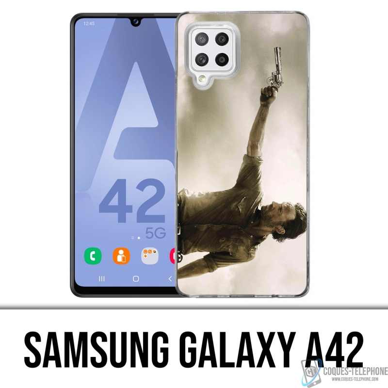 Funda Samsung Galaxy A42 - Walking Dead Gun