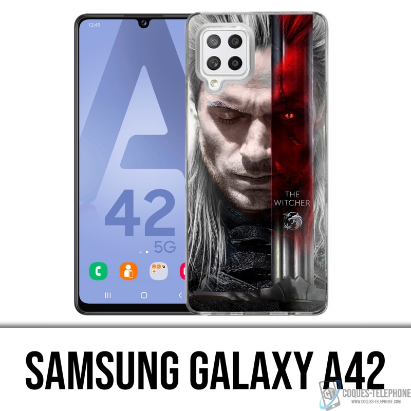 Coque Samsung Galaxy A42 - Witcher Lame Épée