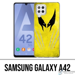 Custodia per Samsung Galaxy A42 - Xmen Wolverine Art Design