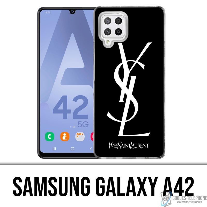 Coque Samsung Galaxy A42 - Ysl Blanc