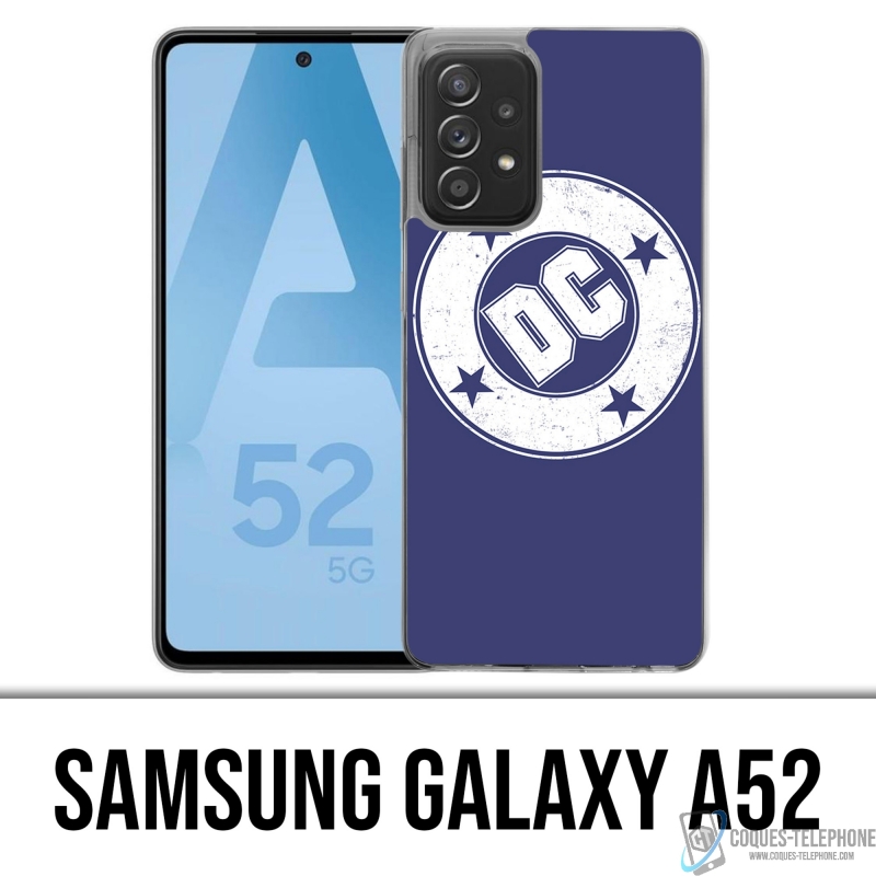 Custodia per Samsung Galaxy A52 - Dc Comics Logo Vintage