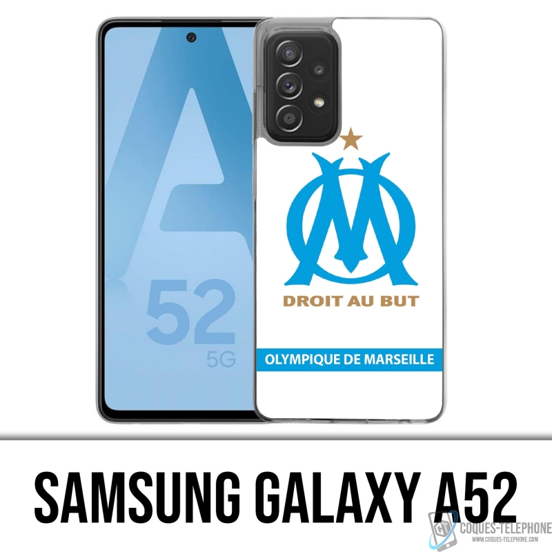 Funda Samsung Galaxy A52 - Om Marseille Logo Blanco