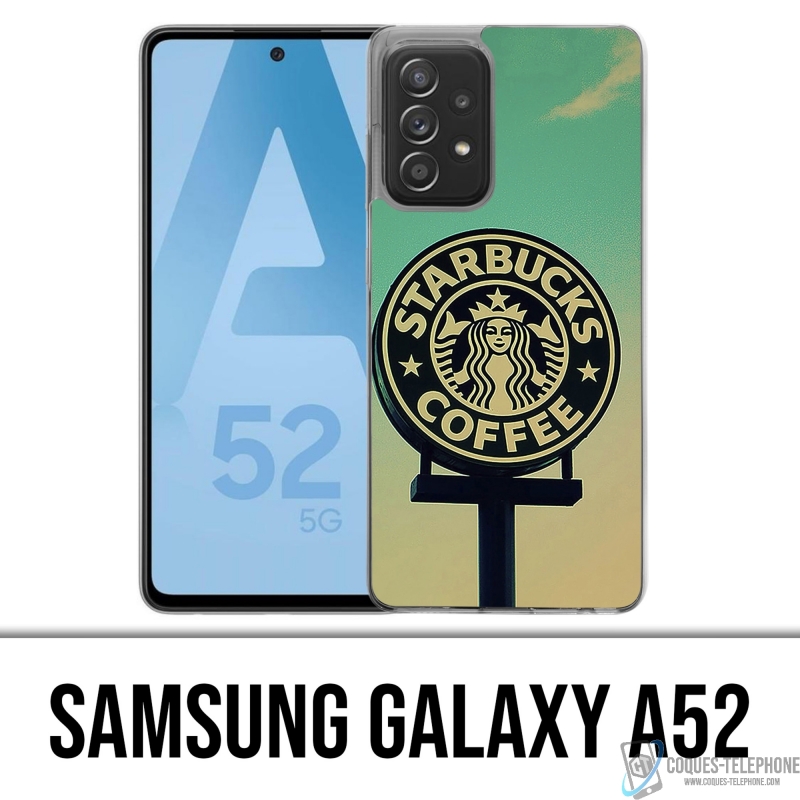 Custodia per Samsung Galaxy A52 - Starbucks Vintage