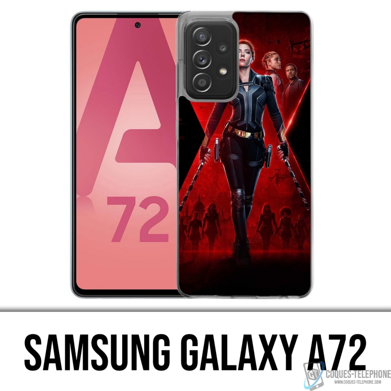 Custodia per Samsung Galaxy A72 - Poster Vedova Nera