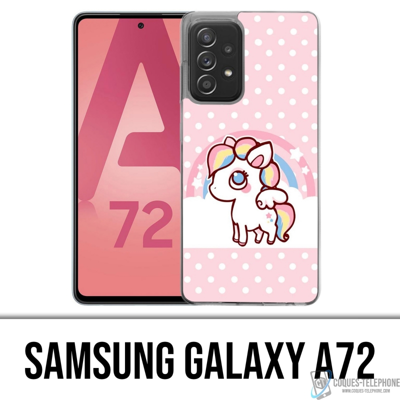 Funda Samsung Galaxy A72 - Unicornio Kawaii