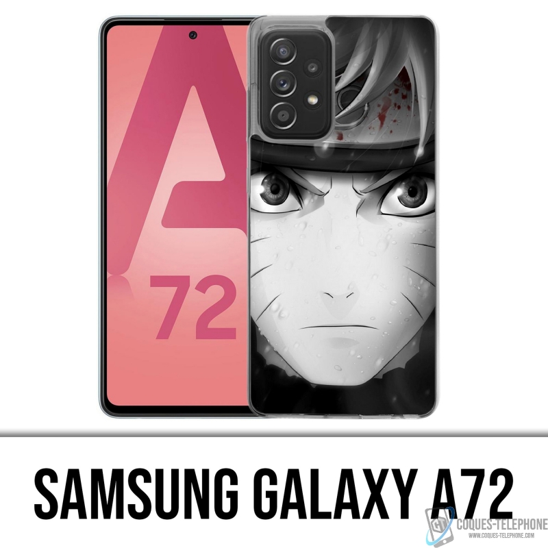 Samsung Galaxy A72 Case - Naruto Schwarz und Weiß