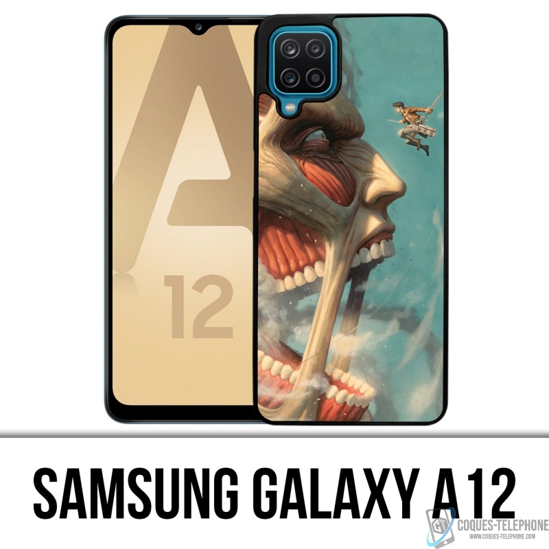 Funda Samsung Galaxy A12 - Attack On Titan Art