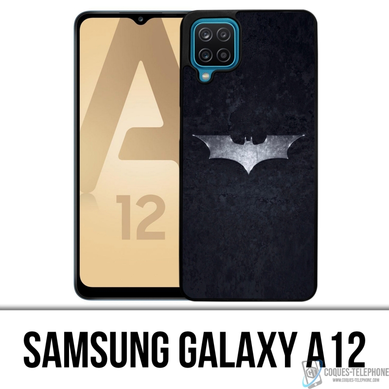 Cover Samsung Galaxy A12 - Logo Batman Cavaliere Oscuro