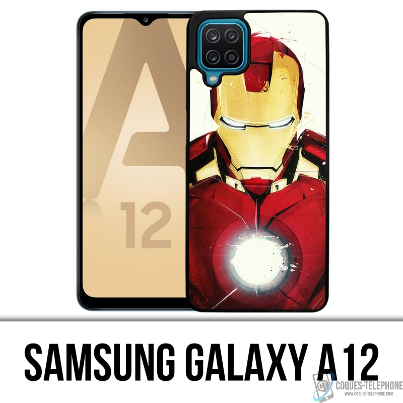 Custodia per Samsung Galaxy A12 - Iron Man Paintart