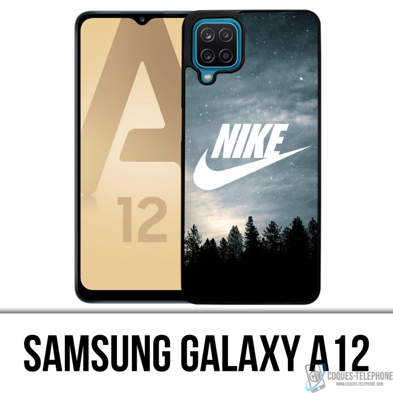 Samsung Galaxy A12 Case - Nike Logo Holz