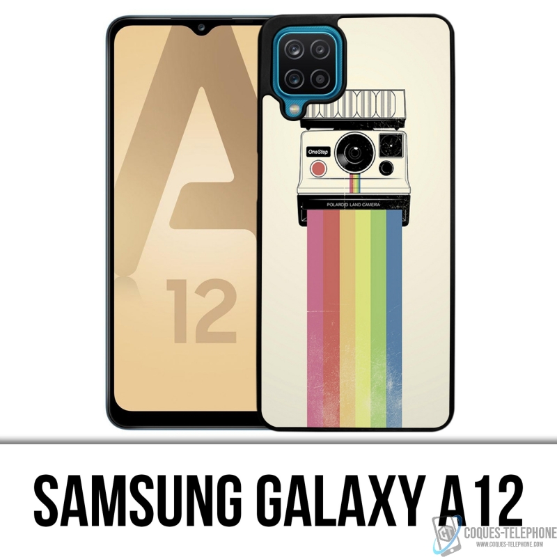 Samsung Galaxy A12 Case - Polaroid Regenbogen Regenbogen