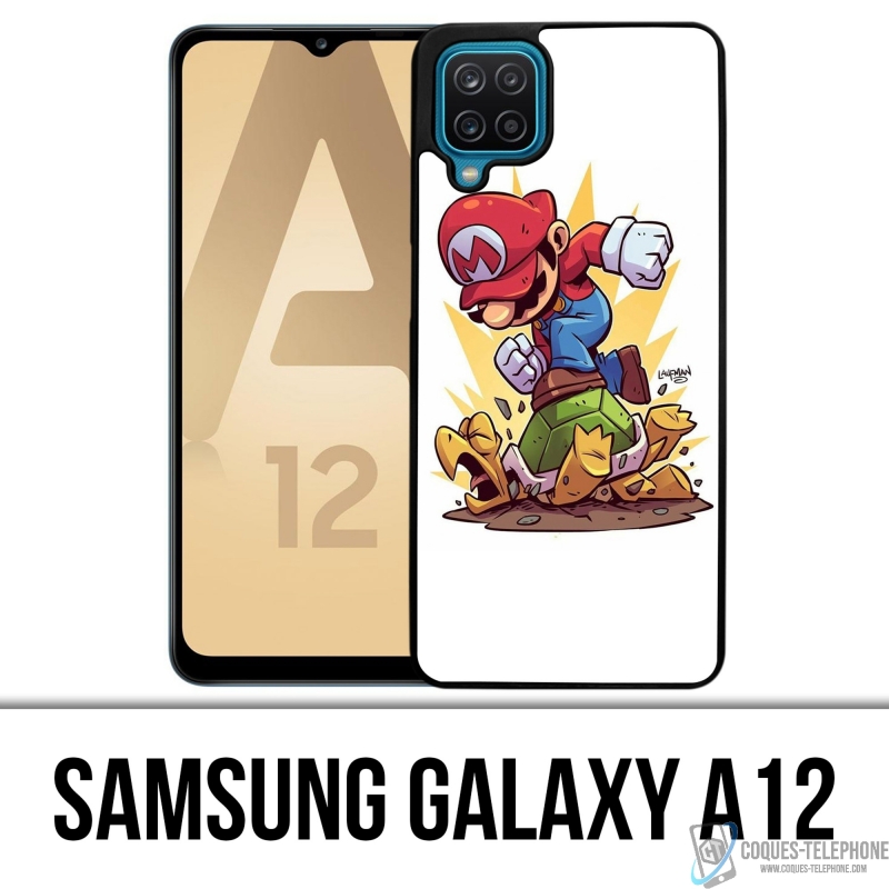 Coque Samsung Galaxy A12 - Super Mario Tortue Cartoon