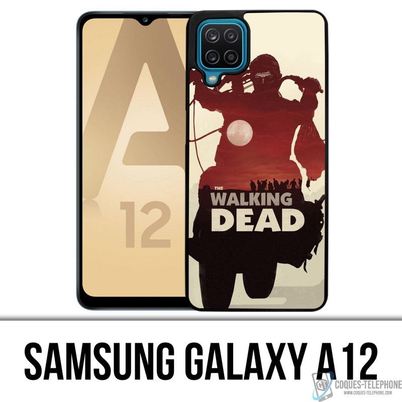 Coque Samsung Galaxy A12 - Walking Dead Moto Fanart