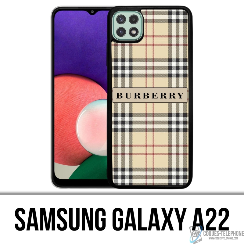 Case for Samsung Galaxy A22 5G - Burberry