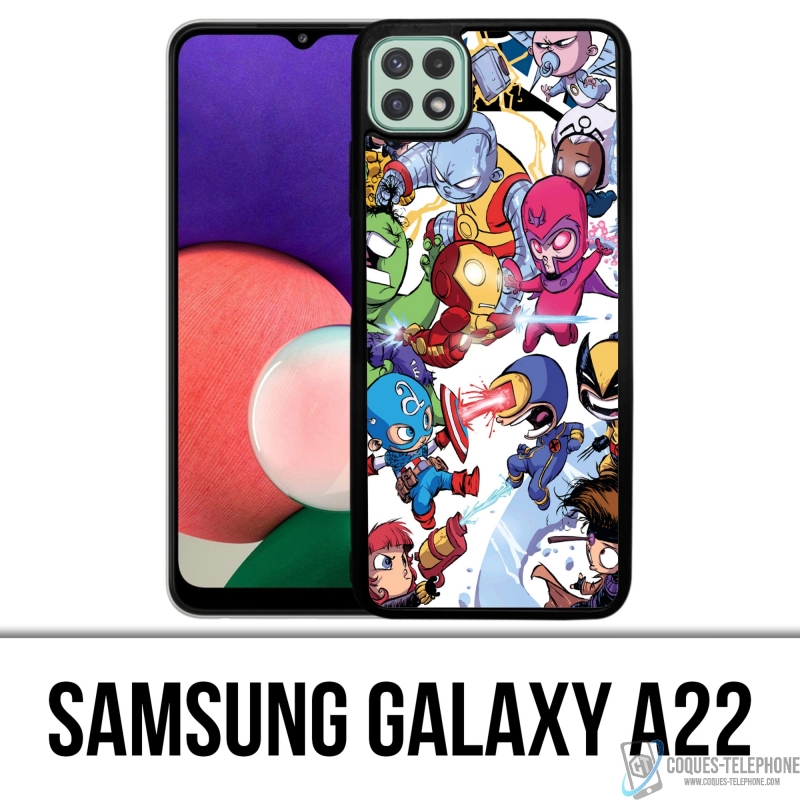 Samsung Galaxy A22 case - Cute Marvel Heroes