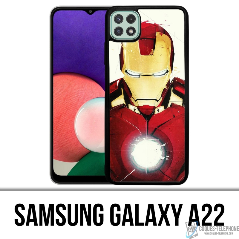 Funda Samsung Galaxy A22 - Iron Man Paintart