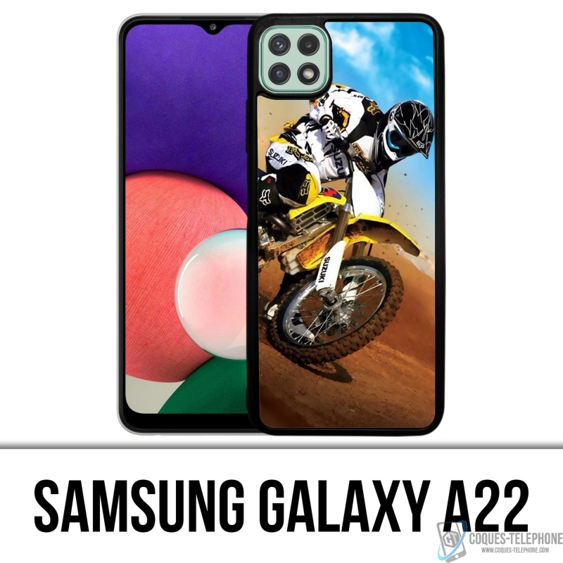 Custodia Samsung Galaxy A22 - Sabbia Motocross