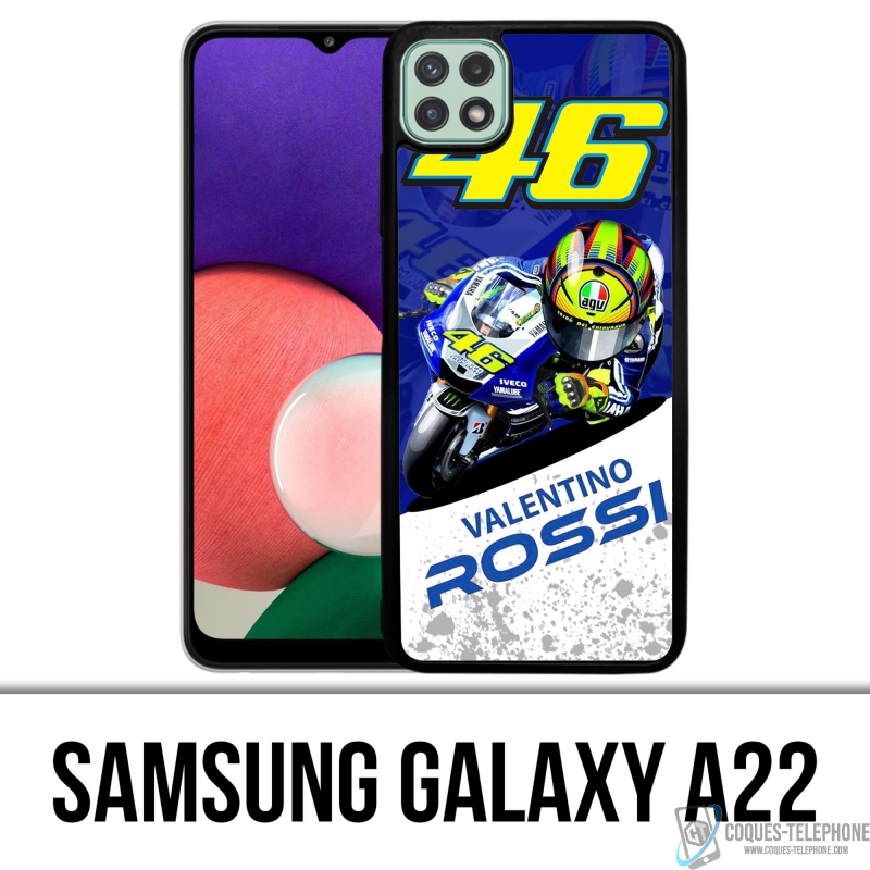 Funda Samsung Galaxy A22 - Motogp Rossi Cartoon