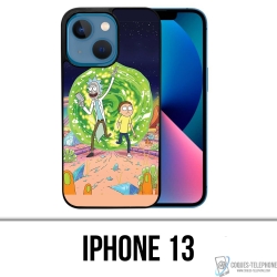 Coque iPhone 13 - Rick Et Morty