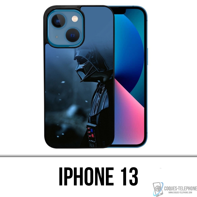 Coque iPhone 13 - Star Wars Dark Vador Brume