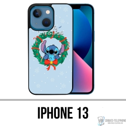 Cover iPhone 13 - Stitch Merry Christmas