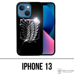Coque iPhone 13 - Logo Attaque Des Titans