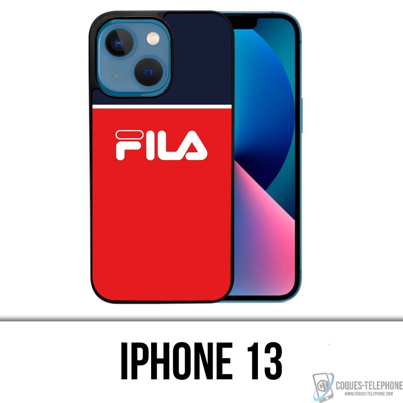 Coque iPhone 13 - Fila Bleu Rouge