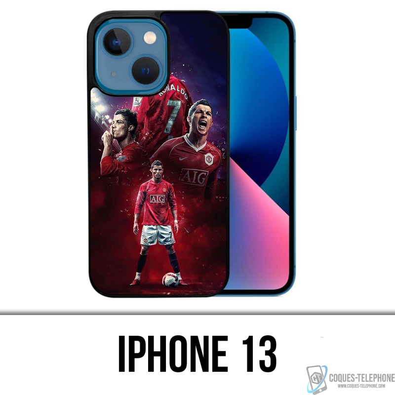 Coque iPhone 13 - Ronaldo Manchester United