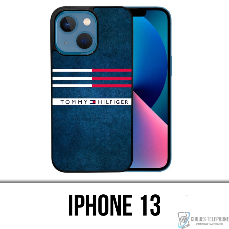 Coque iPhone 13 - Tommy Hilfiger Bandes