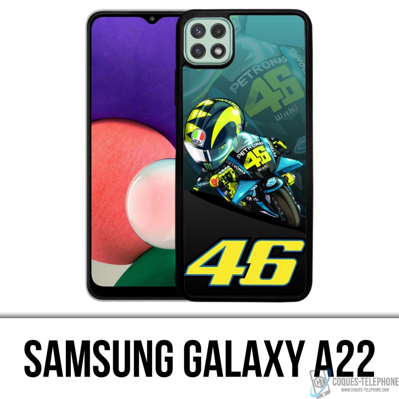 Funda Samsung Galaxy A22 - Rossi 46 Petronas Motogp Cartoon