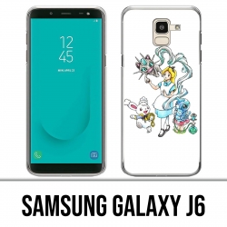 Carcasa Samsung Galaxy J6 - Alicia en el País de las Maravillas Pokémon