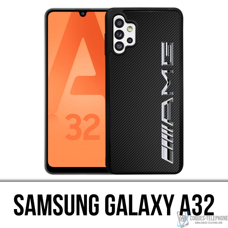 Funda Samsung Galaxy A32 - Logotipo de carbono Amg