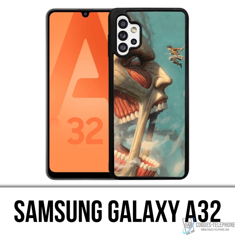 Funda Samsung Galaxy A32 - Attack On Titan Art