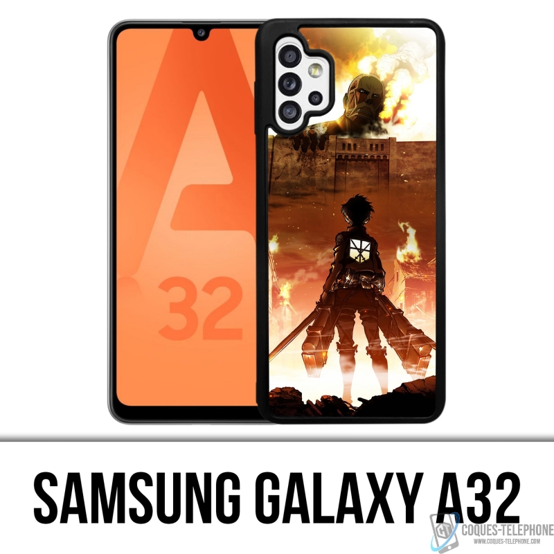 Coque Samsung Galaxy A32 - Attak On Titan Poster