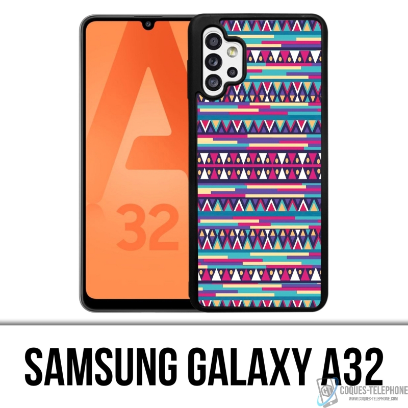 Coque Samsung Galaxy A32 - Azteque Rose