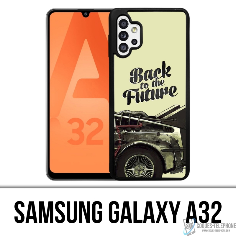 Coque Samsung Galaxy A32 - Back To The Future Delorean