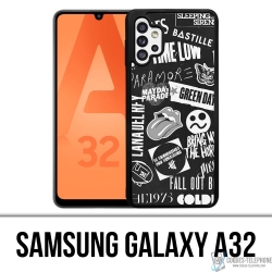Coque Samsung Galaxy A32 - Badge Rock