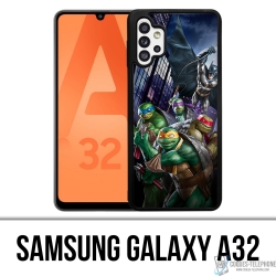 Custodia per Samsung Galaxy A32 - Batman Vs Teenage Mutant Ninja Turtles