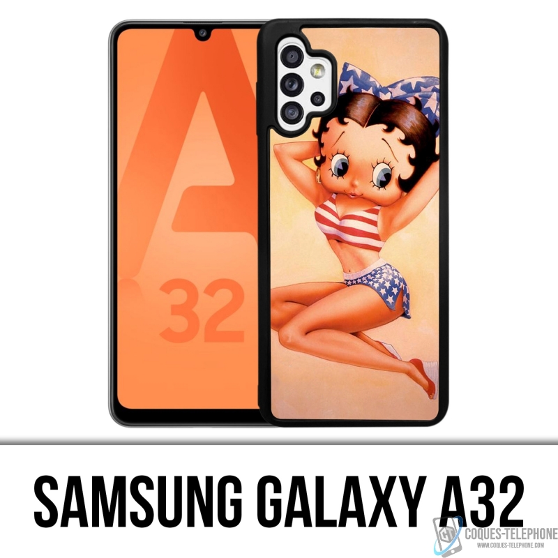 Custodia per Samsung Galaxy A32 - Betty Boop Vintage