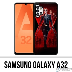 Póster Funda Samsung Galaxy A32 - Black Widow