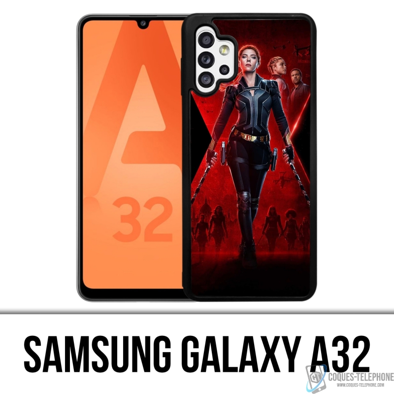 Samsung Galaxy A32 Case - Black Widow Poster