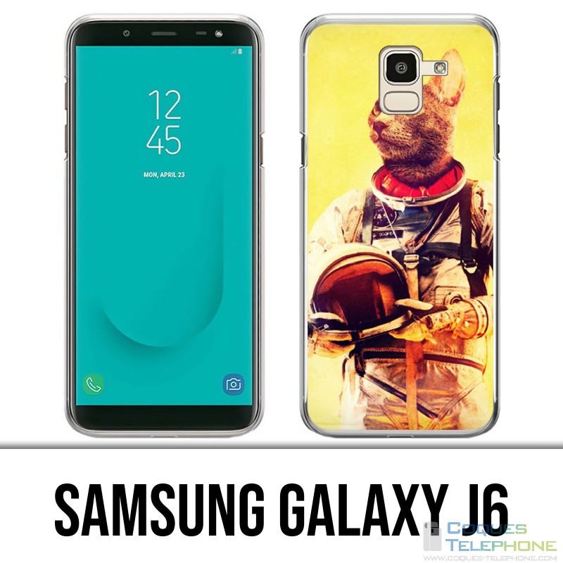 Carcasa Samsung Galaxy J6 - Animal Astronaut Cat