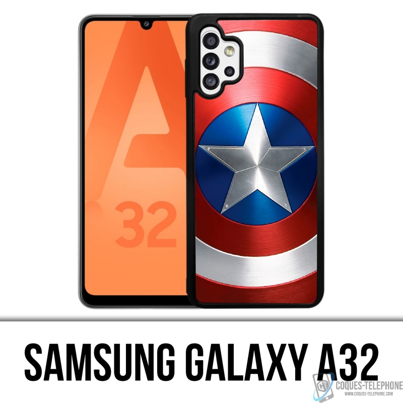 Funda Samsung Galaxy A32 - Escudo de los Vengadores del Capitán América