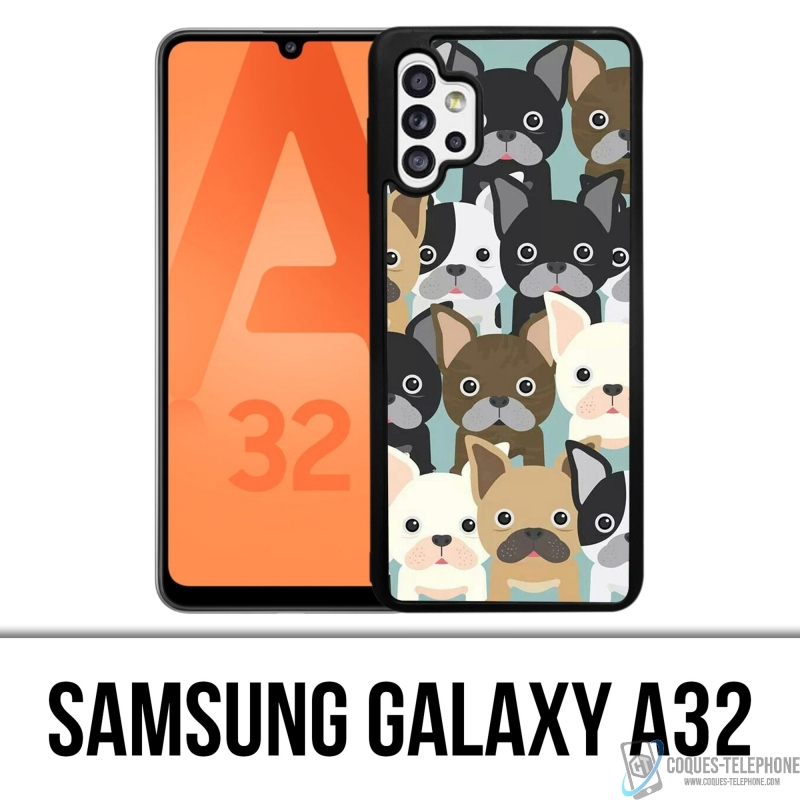 Coque Samsung Galaxy A32 - Bouledogues